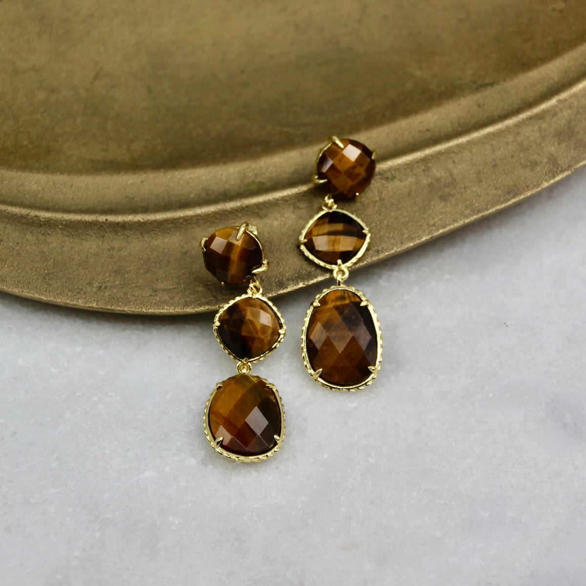 Temple of the Mirage Statement Earring