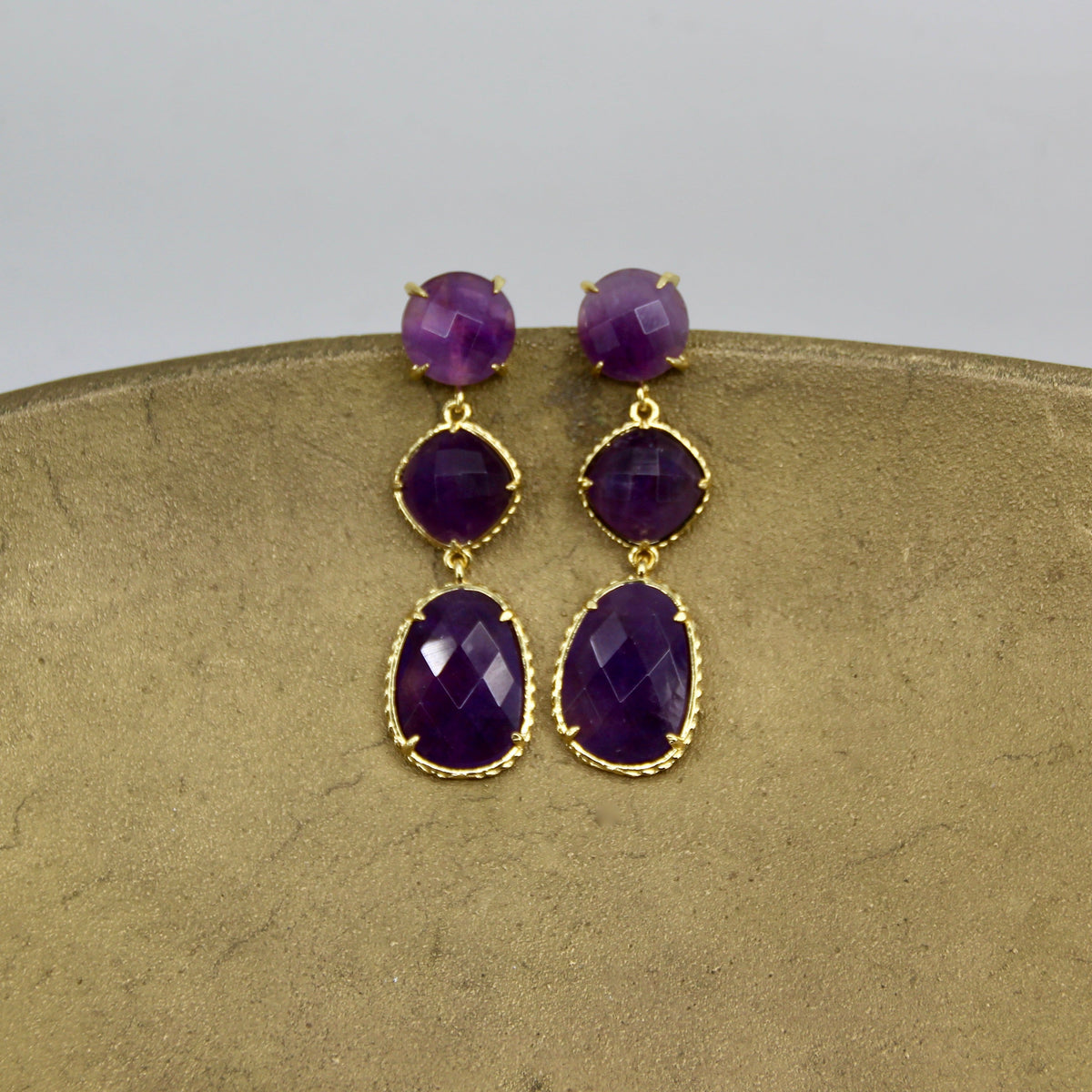 Temple of the Mirage Statement Earring