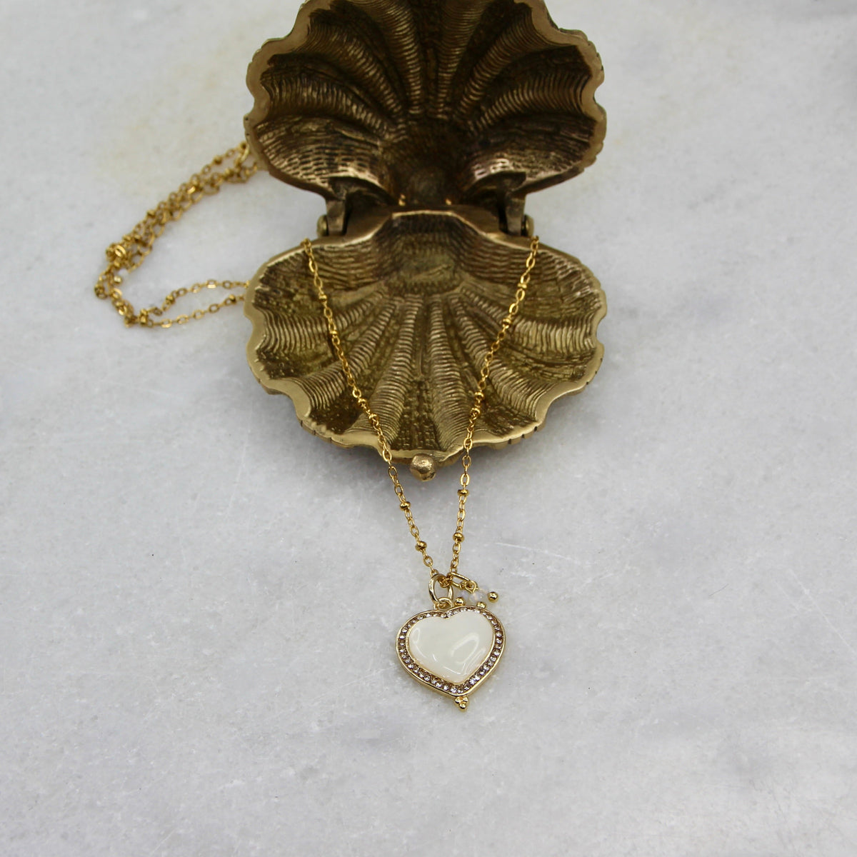 Pocket Full of Stardust Heart Pendant