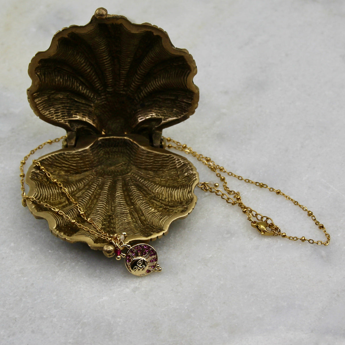 Pocket Full of Stardust Sun Pendant
