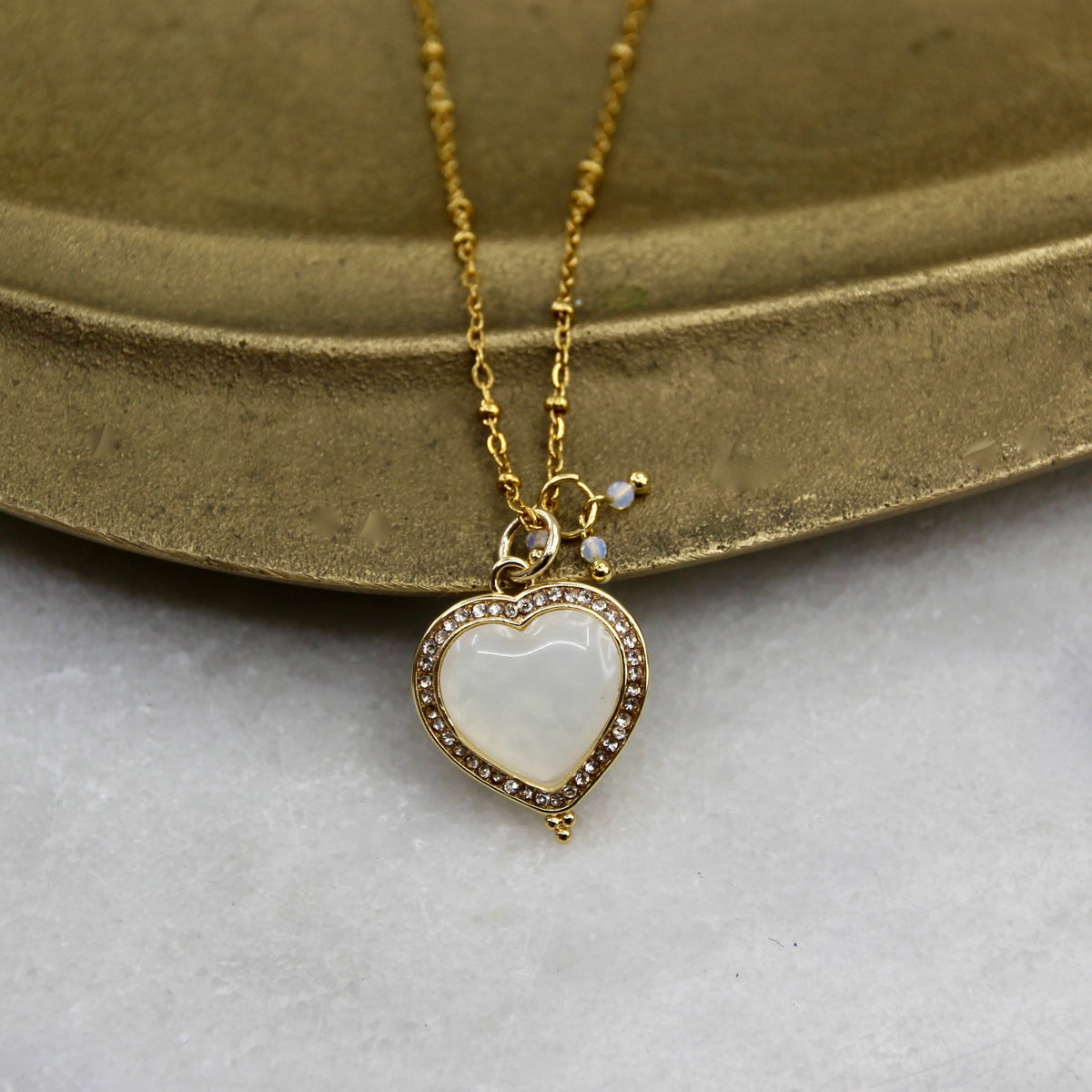 Pocket Full of Stardust Heart Pendant