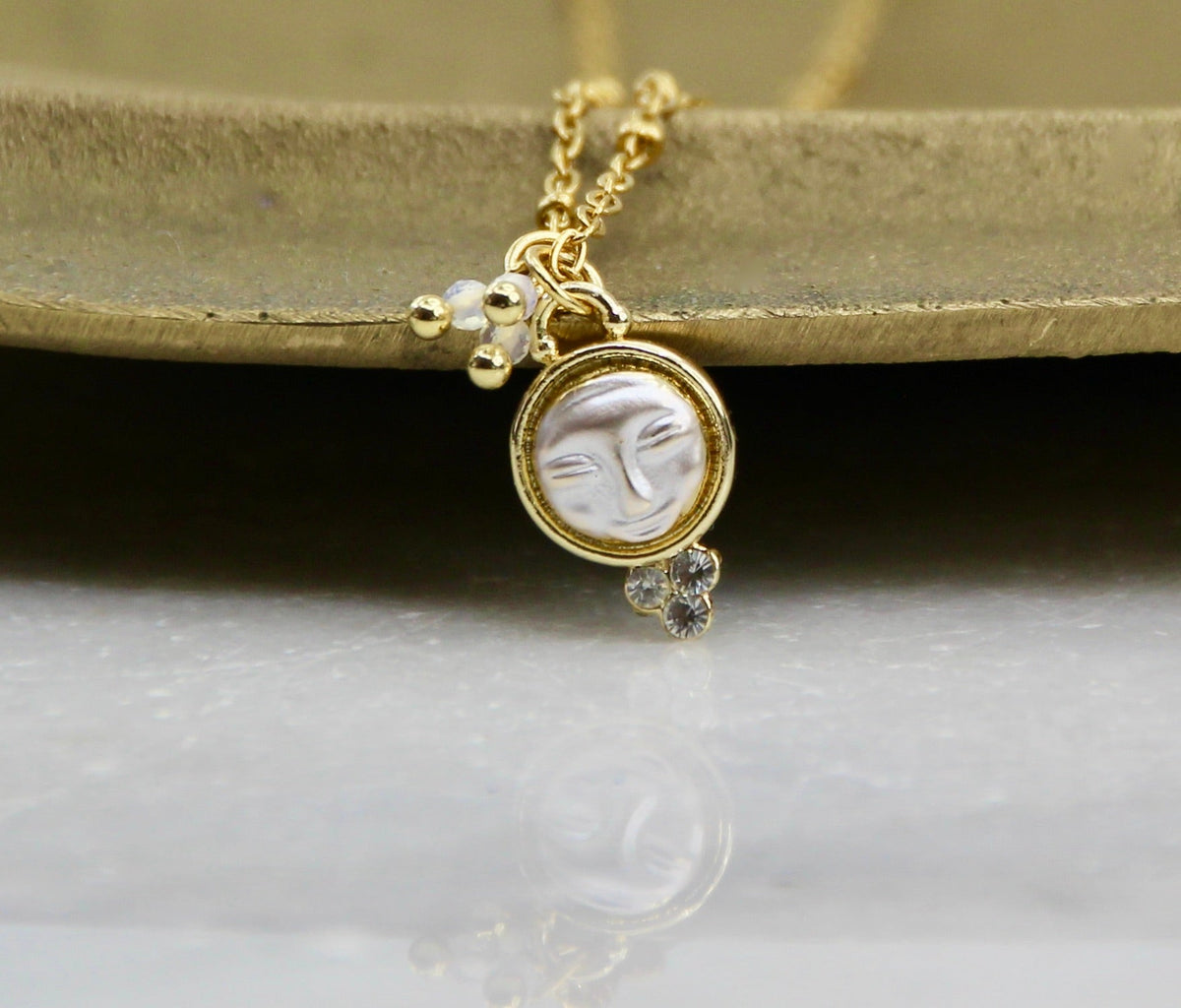 Pocket Full of Stardust Face Pendant