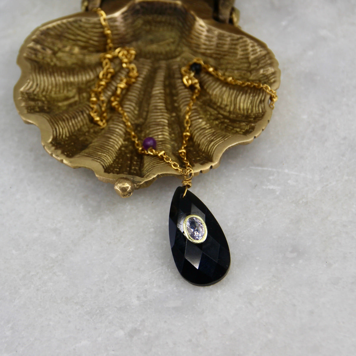 Jupiter's Muse Teared Pendant