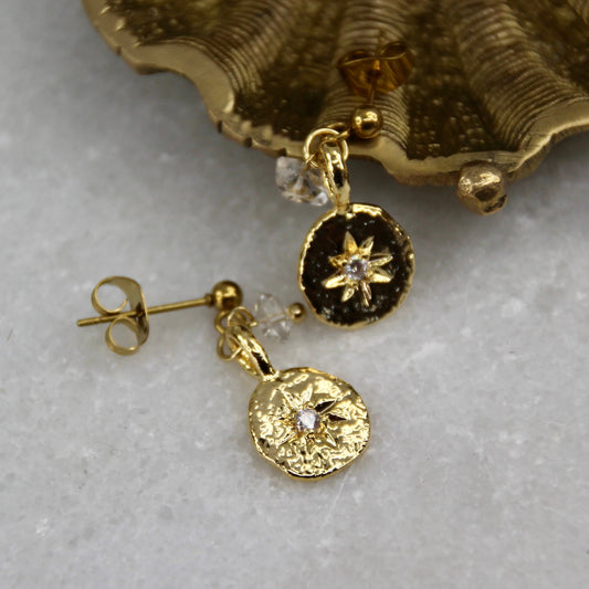 The Inner Compass Birthstone Earring