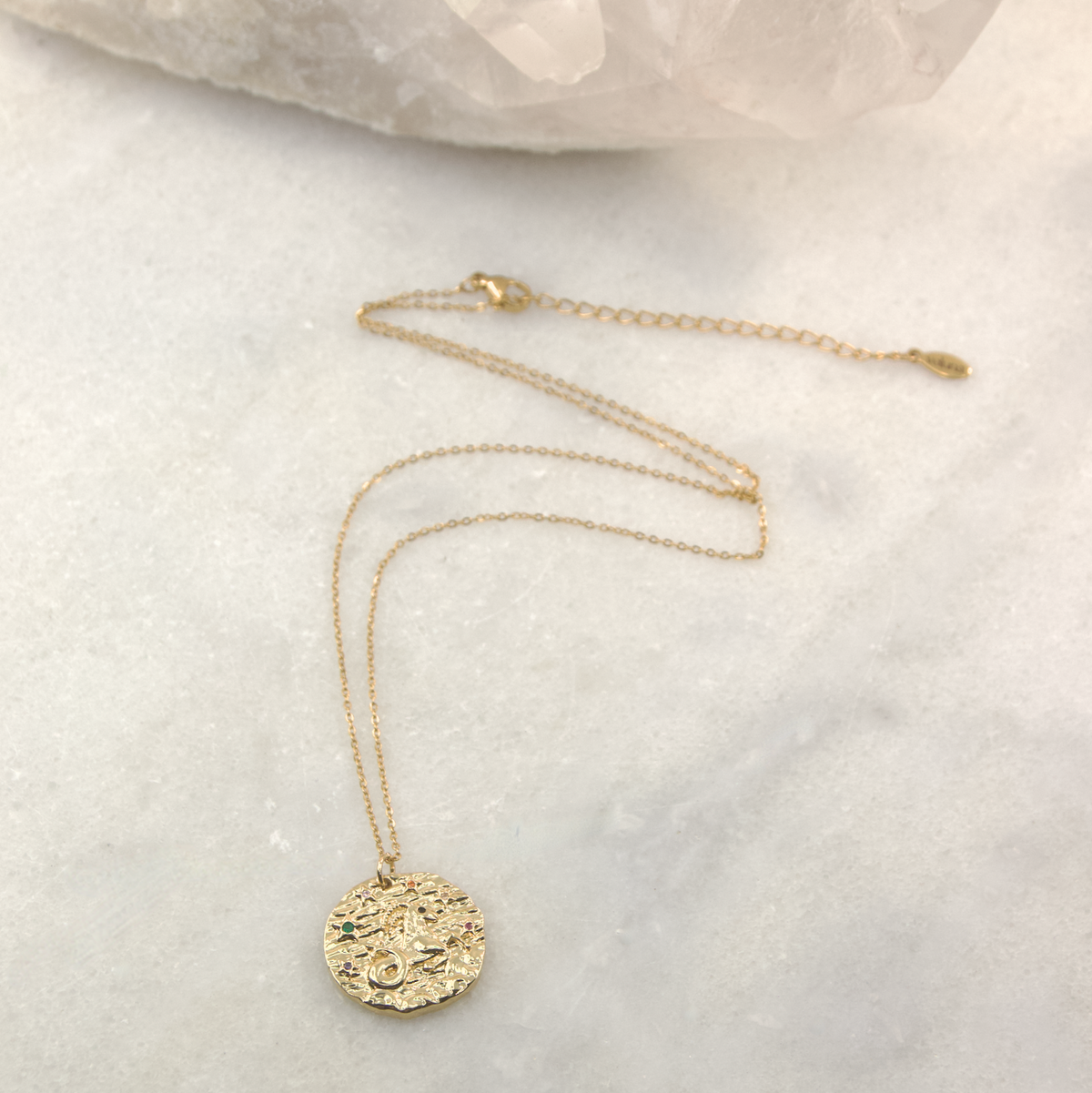 Gems of a Golden Age Zodiac Pendant