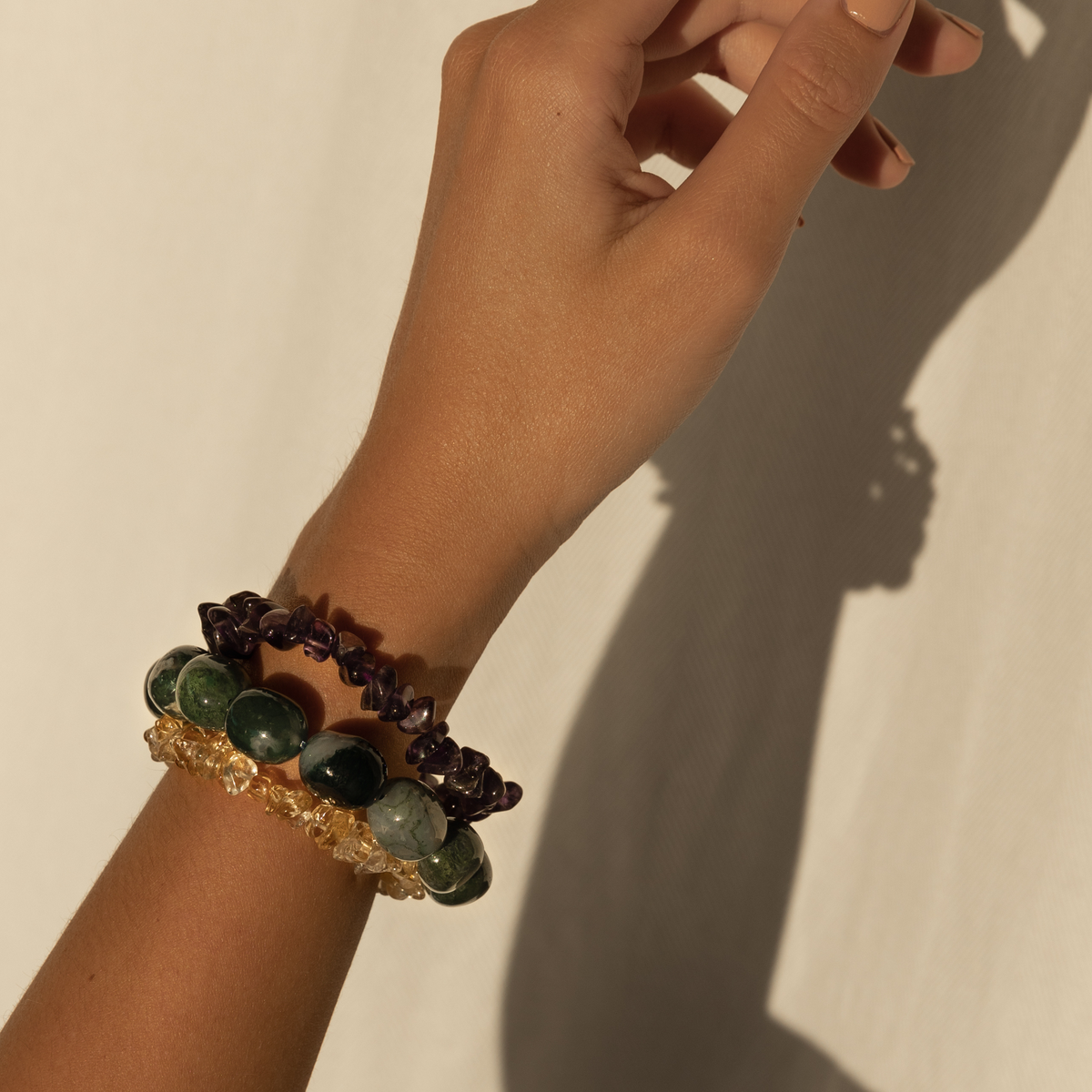 Smoky Quartz Chip Bracelet