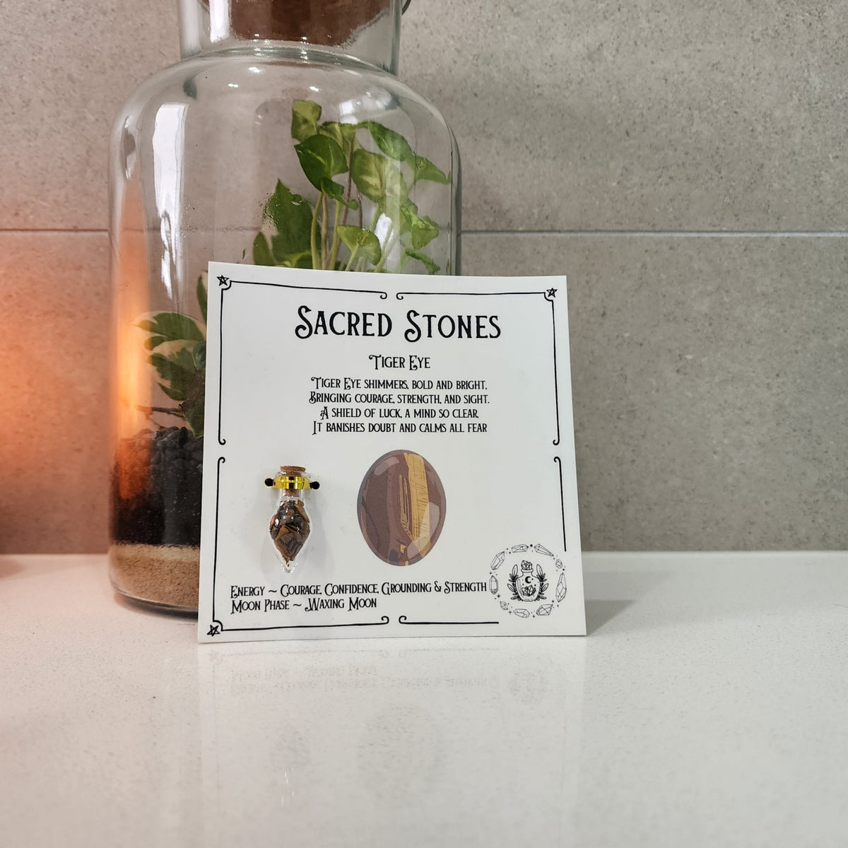 Sacred Stones – Mini Crystal Bottles