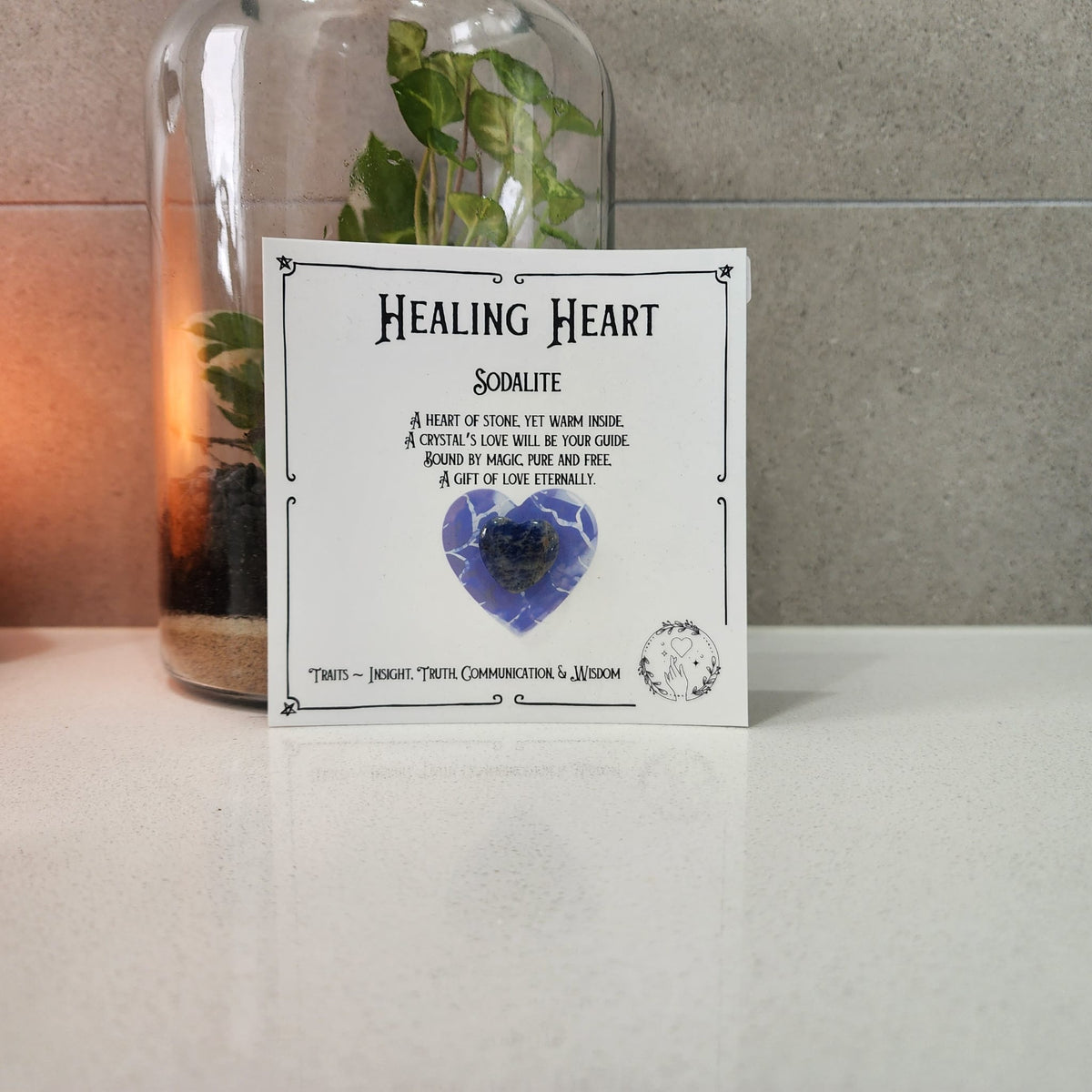 Healing Heart Crystal – Carved Hearts