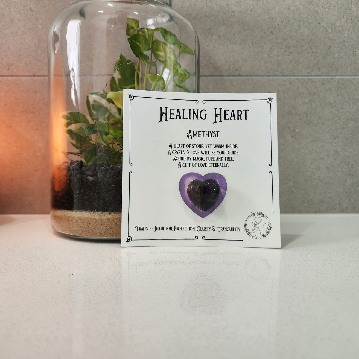 Healing Heart Crystal – Carved Hearts