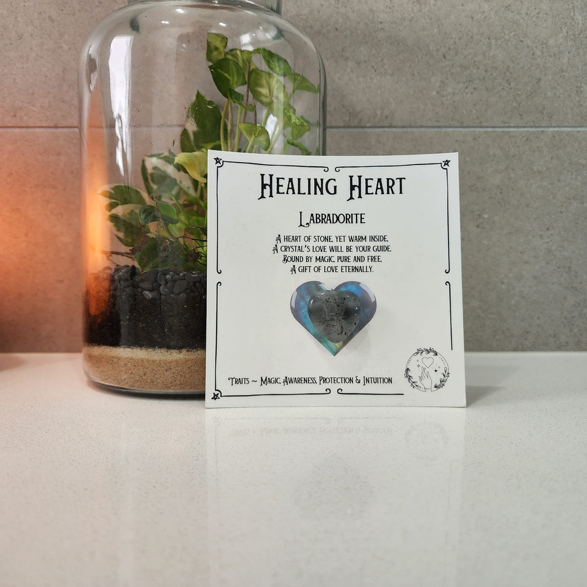 Healing Heart Crystal – Carved Hearts
