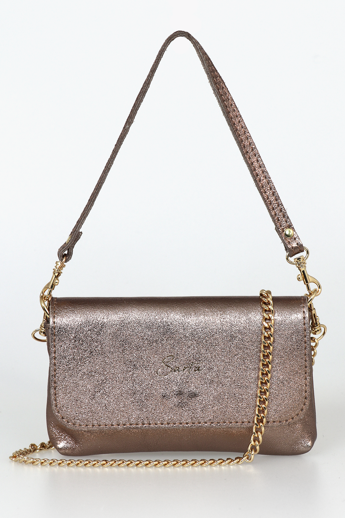 Olga Leather Mini Crossbody Bag