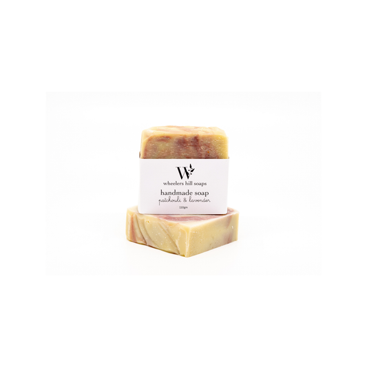 Natural Handmade Soap Bars: Patchouli & lavender