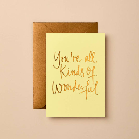 Friendship Card | Sustainable Foil Greeting Card