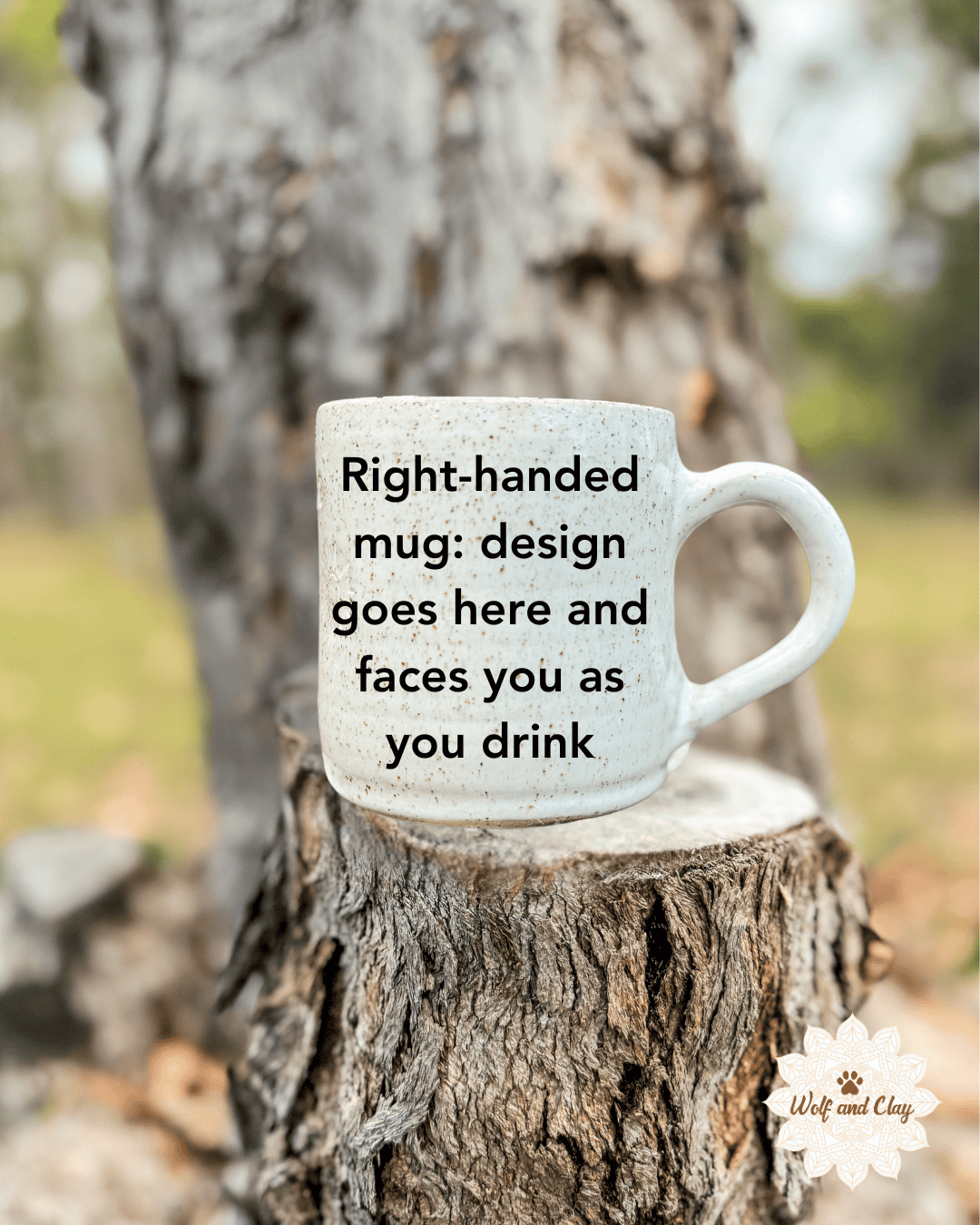 Ceramic Mug - Moon : Without handle