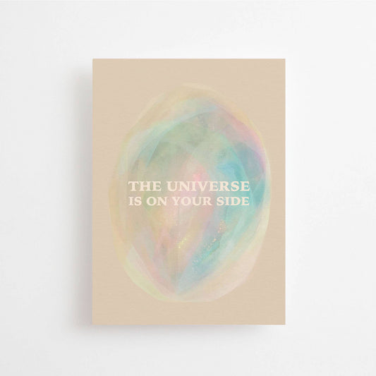 The Universe is on Your Side Postcard