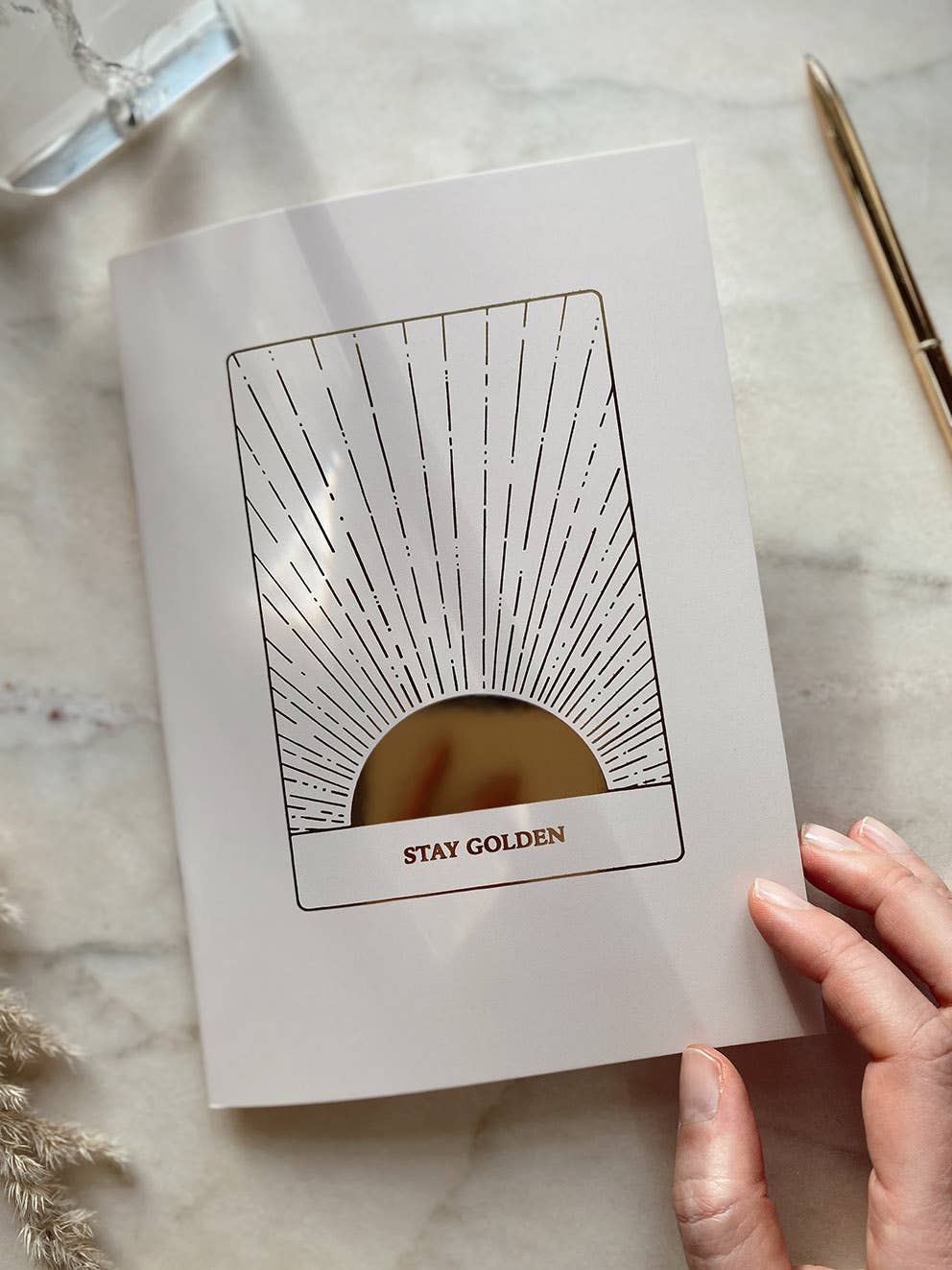 Stay Golden Blank Journal