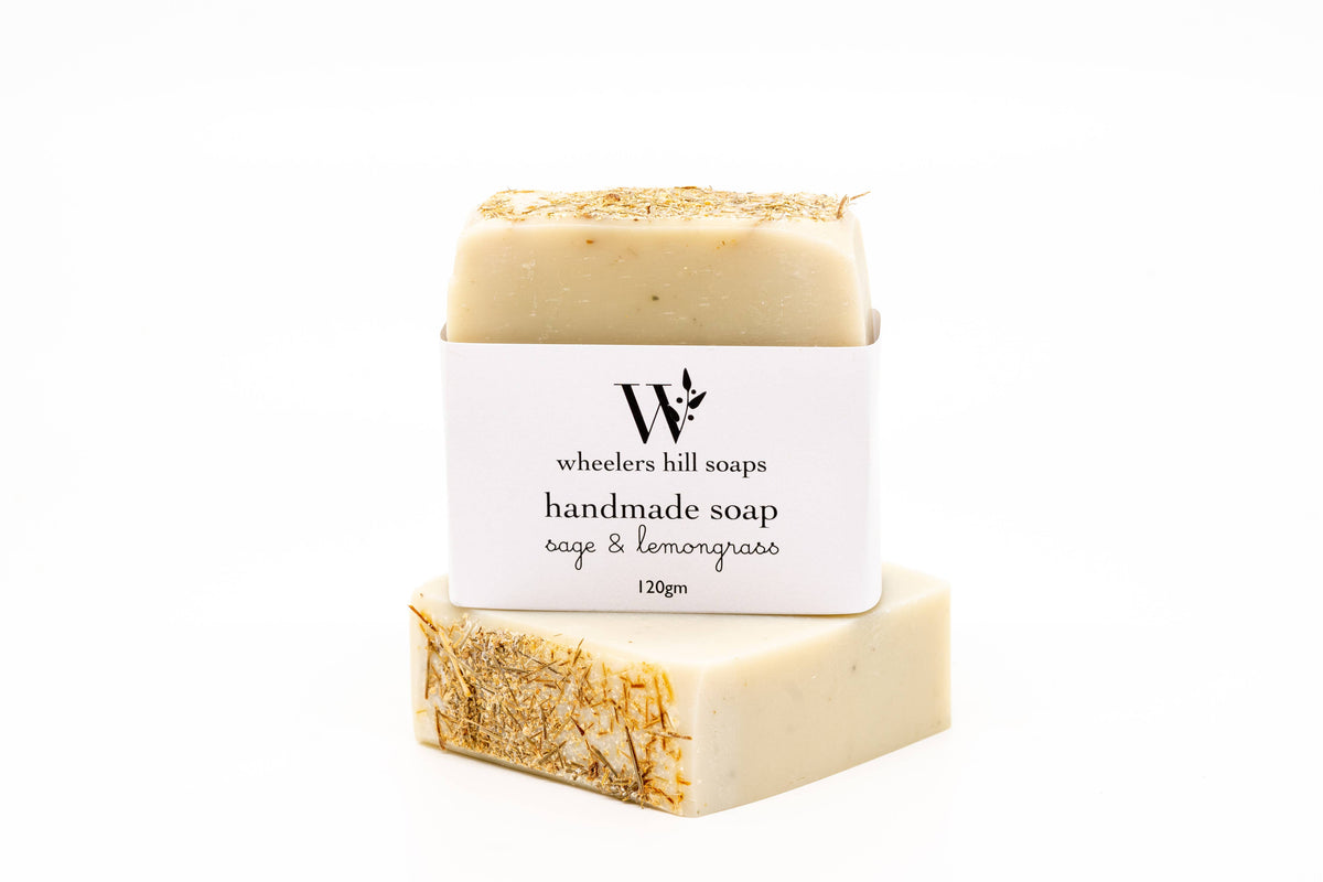 Natural Handmade Soap Bars: Sage euclayptus & peppermint