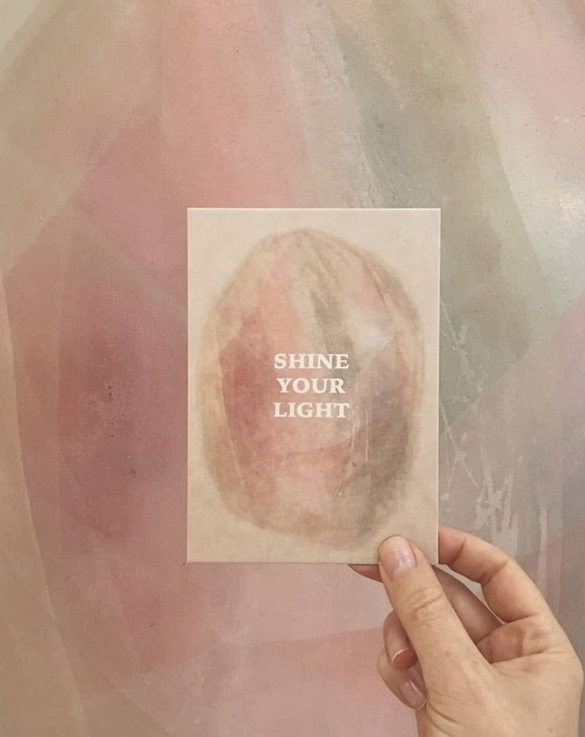 Shine Your Light Postcard