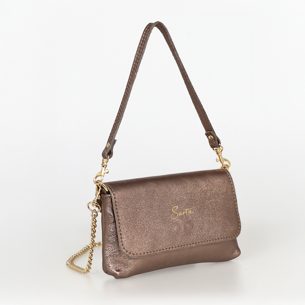 Olga Leather Mini Crossbody Bag