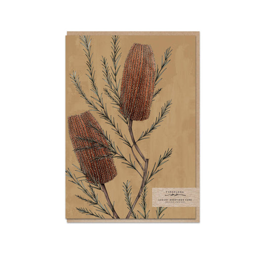 Banksia Portrait Card