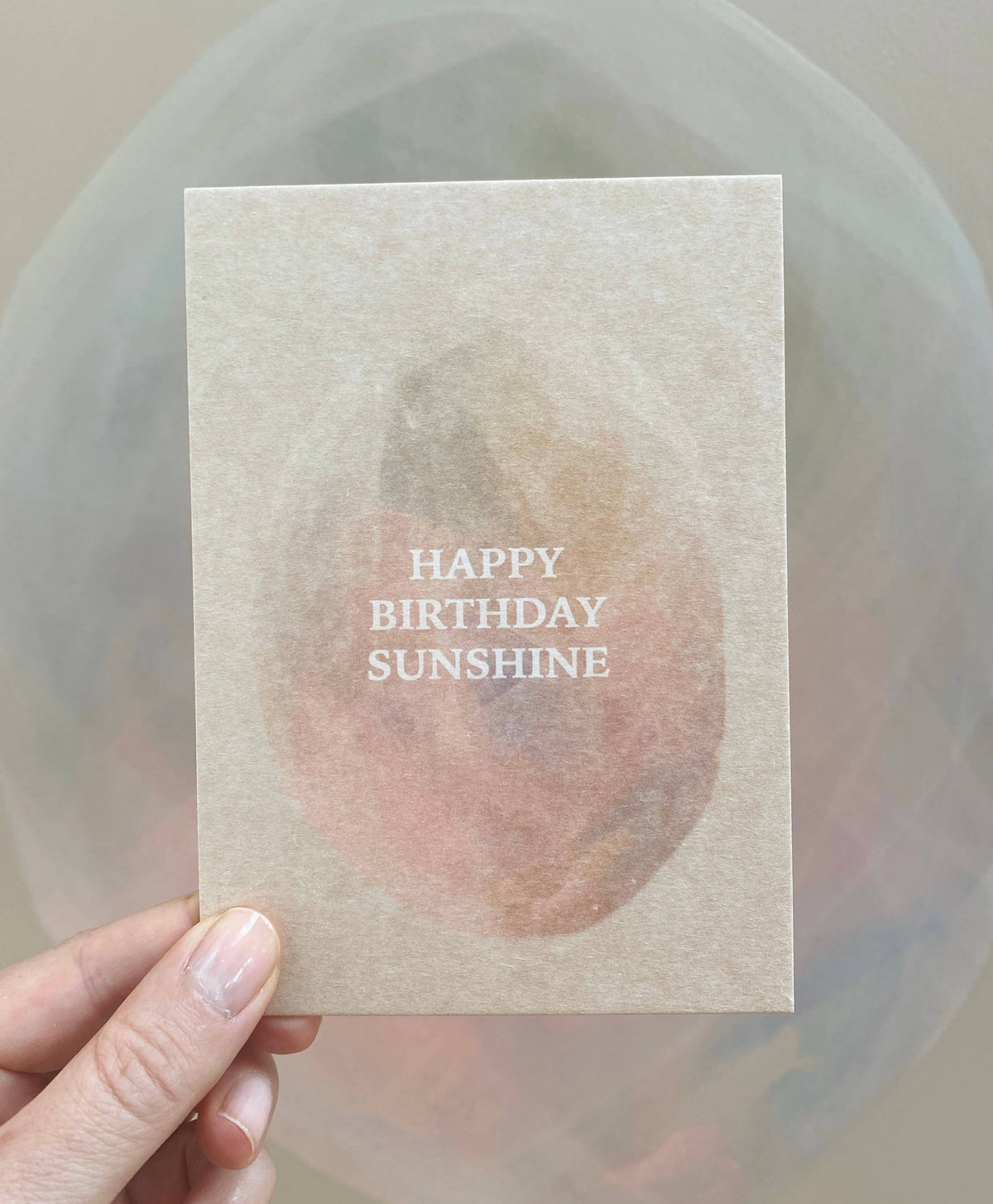 Happy Birthday Sunshine Postcard