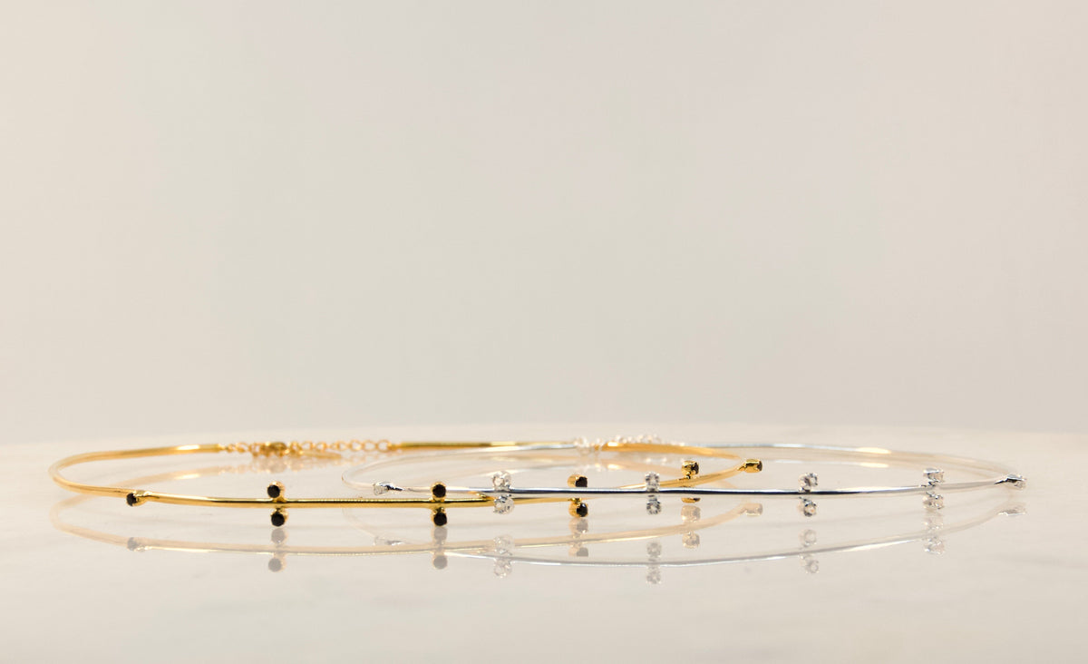 The Big Tease Black Spinel Choker
