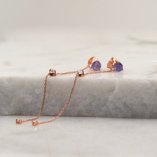 All That Glitters Tanzanite Earring