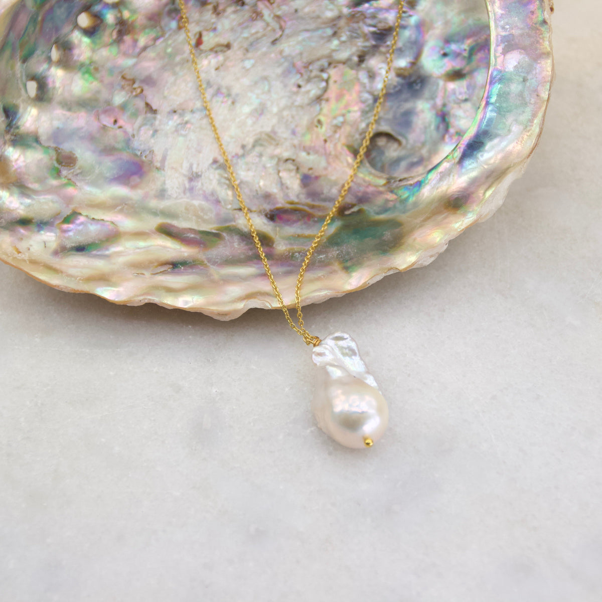 Empress of the Pearl Baroque Pendant