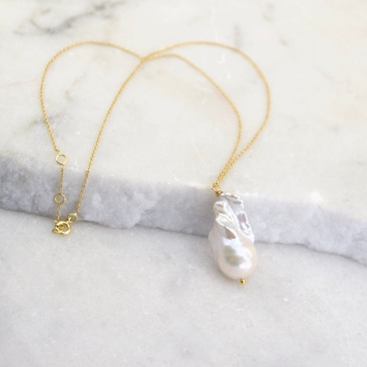 Empress of the Pearl Baroque Pendant