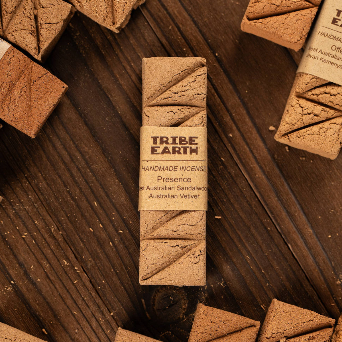 Presence - Australian Vetiver Grass & WA Sandalwood Incense Planks