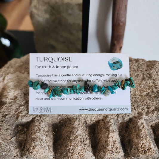 Turquoise Chip Bracelet