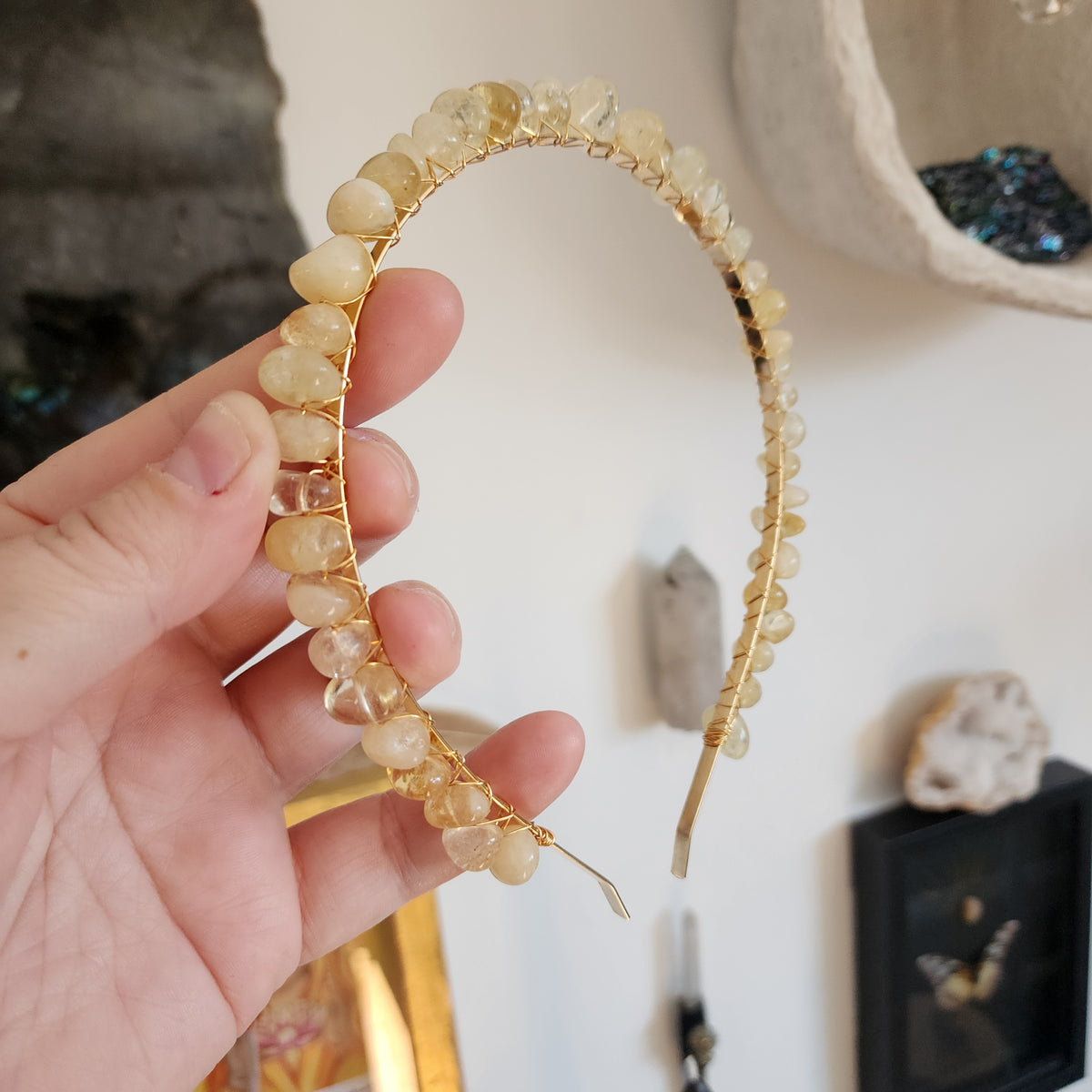 Citrine (Heat Treated Amethyst) Headband