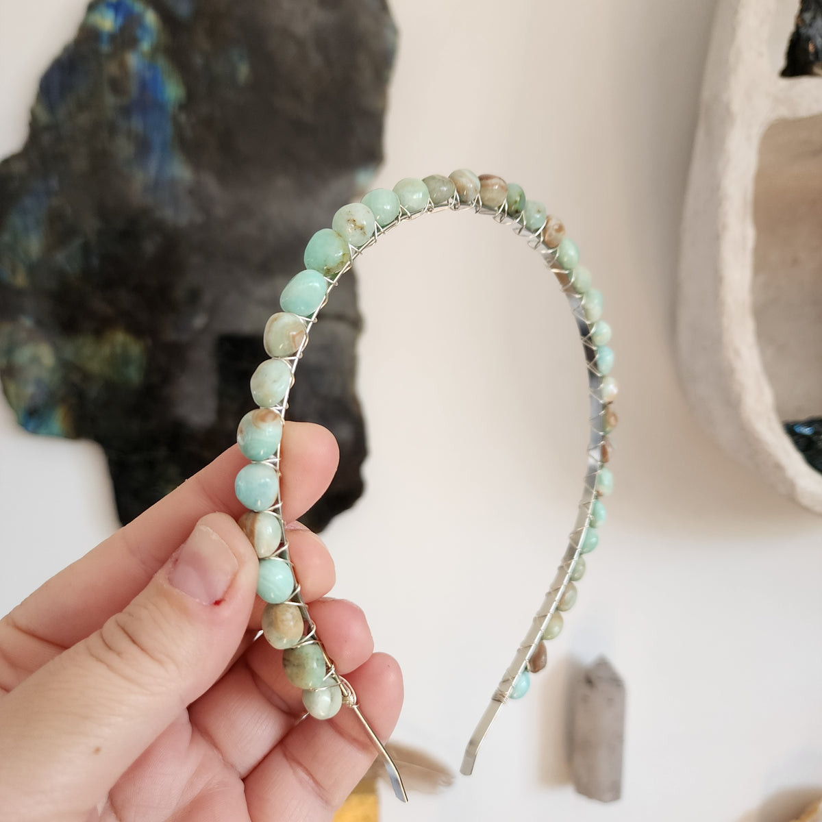 Amazonite Headband
