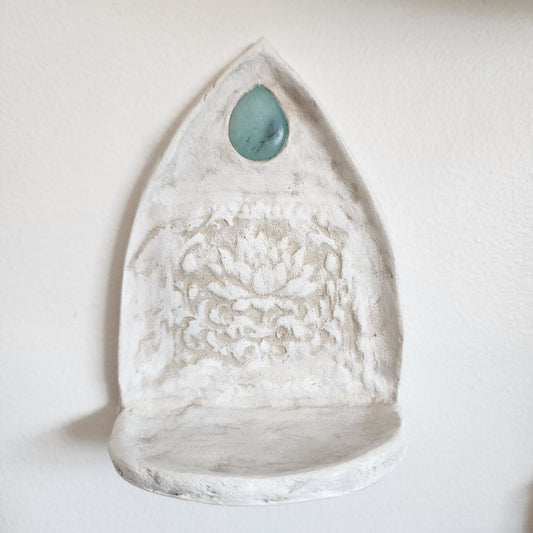 Lotus- Paper Clay Shrine