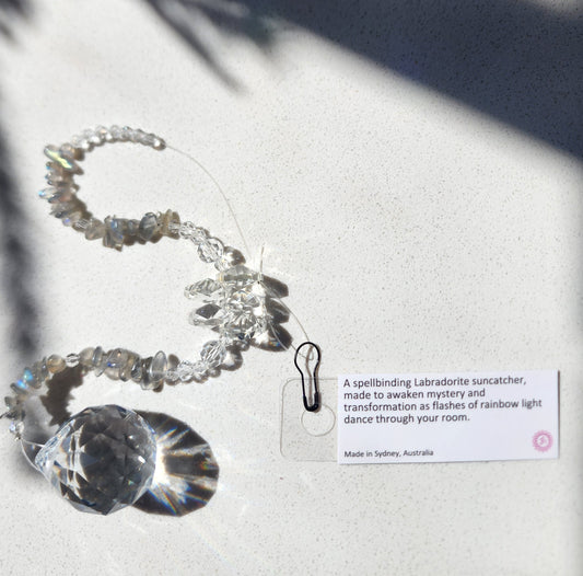 Clear Quartz Suncatcher