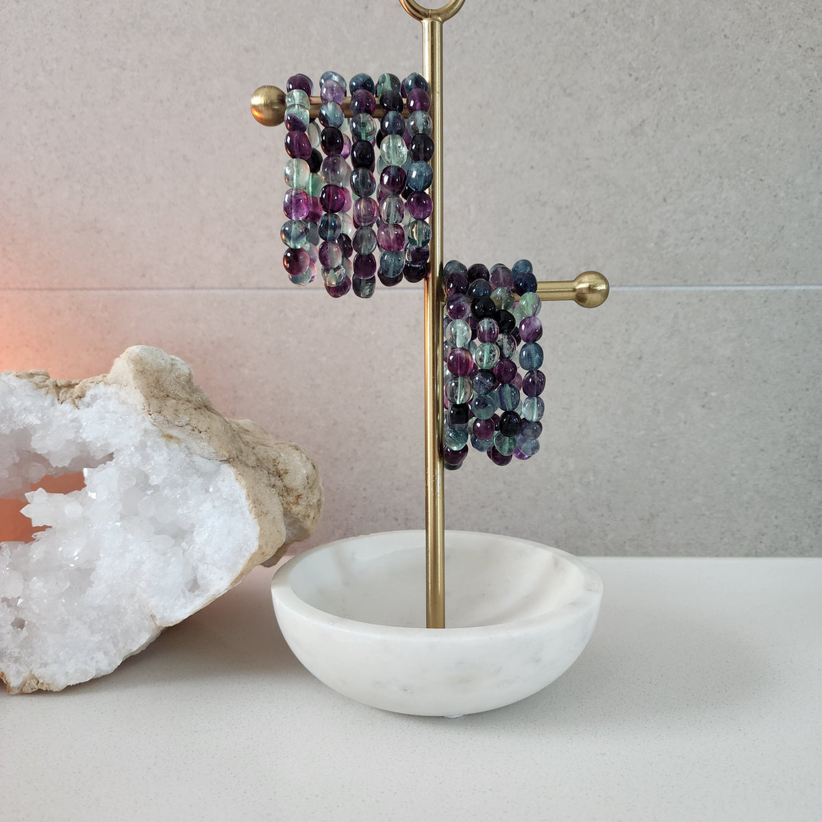 Fluorite Small Nugget Bracelet