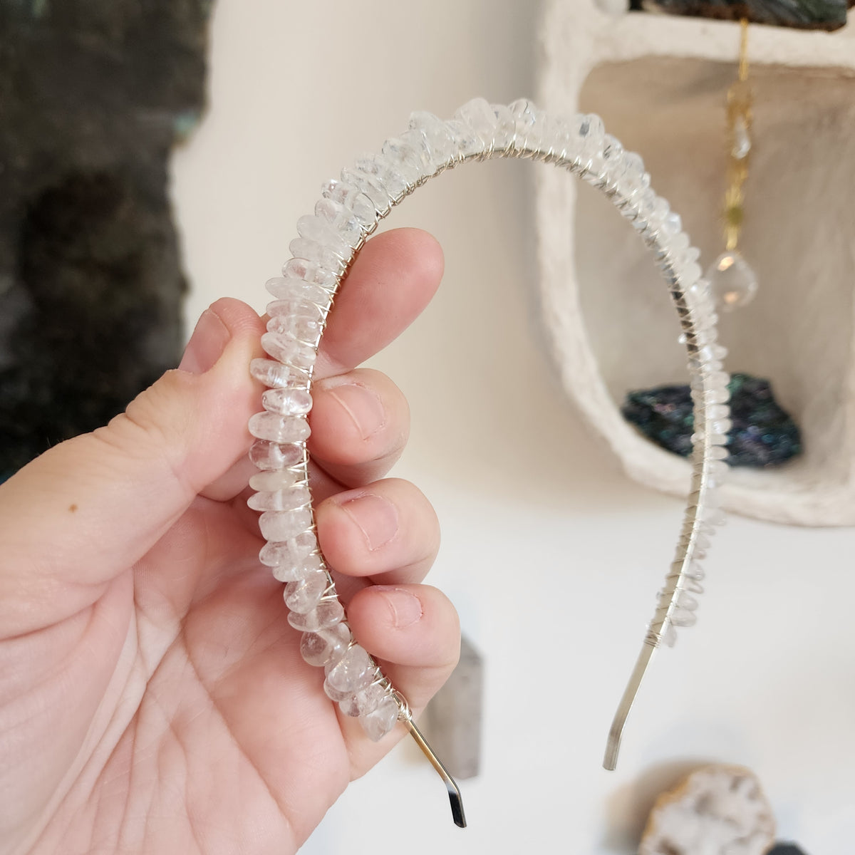 Clear Quartz Headband